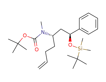 (2'S,1S)-{1-[2-(tert-butyldimethylsilanoxy)-2-phenylethyl]pent-4-enyl}methylcarbamic acid tert-butyl ester