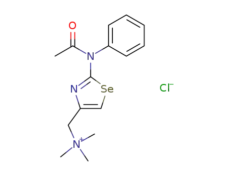 [2-(N-acetylanilino)-1,3-selenazol-4-ylmethyl]trimethylammonium chloride
