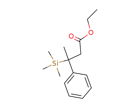3-phenyl-3-trimethylsilanyl-butyric acid ethyl ester