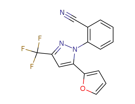 2-[5-(2-furyl)-3-(trifluoromethyl)-1H-pyrazol-1-yl]benzonitrile