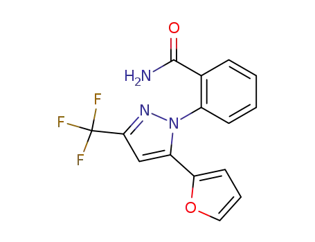 2-[5-(2-furyl)-3-(trifluoromethyl)-1H-pyrazol-1-yl]benzamide