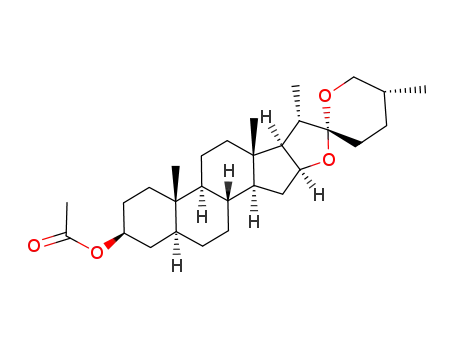 Molecular Structure of 2530-07-6 (TIGOGENIN ACETATE)