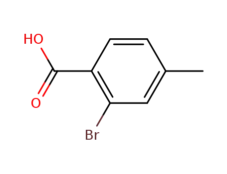 Molecular Structure of 7697-27-0 (2-Bromo-4-methylbenzoic acid)