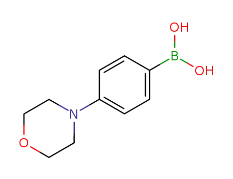 Molecular Structure of 186498-02-2 (4-Morpholinophenylboronic acid)