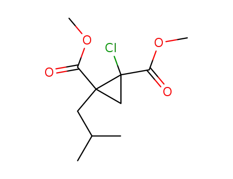 1-chloro-2-isobutyl-cyclopropane-1,2-dicarboxylic acid dimethyl ester