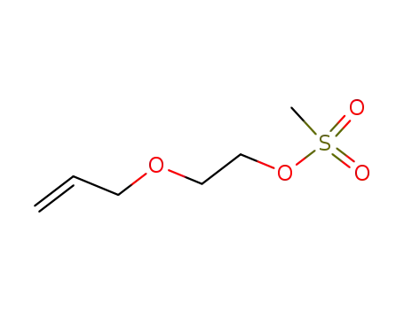 Molecular Structure of 153901-22-5 (Ethanol, 2-(2-propenyloxy)-, methanesulfonate)