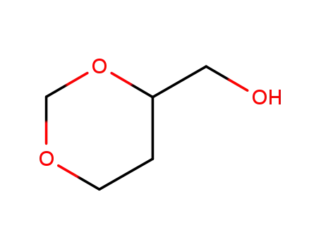 Molecular Structure of 4728-06-7 (1,3-Dioxane-4-methanol)