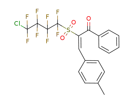 2-(4-chloro-1,1,2,2,3,3,4,4-octafluoro-butane-1-sulfonyl)-1-phenyl-3-p-tolyl-propenone
