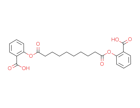 Molecular Structure of 74134-03-5 (Decanedioic acid, bis(2-carboxyphenyl) ester)