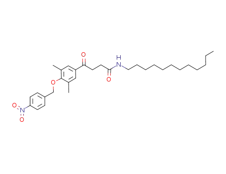 4-[3,5-dimethyl-4-(4-nitrobenzyloxy)phenyl]-N-(dodecyl)-4-oxobutyramide