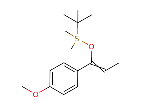 tert-butyl((1-(4-methoxyphenyl)prop-1-en-1-yl)oxy)dimethylsilane