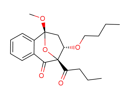 1-butanoyl-7-endo-buthoxy-5-methoxy-8-oxabenzo[c]bicyclo[3.2.1]octan-2-one