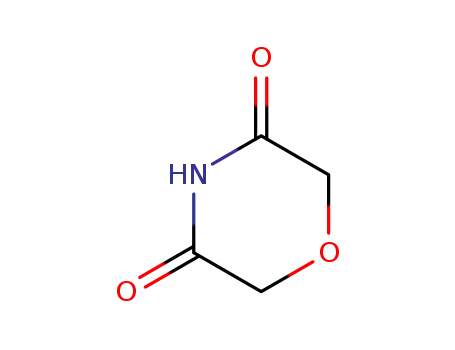 Molecular Structure of 4430-05-1 (MORPHOLINE-3 5-DIONE  97)