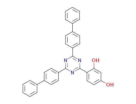 2,4-bis(biphenyl-4-yl)-6-((2,4-dihydroxy)phenyl)-1,3,5-triazine