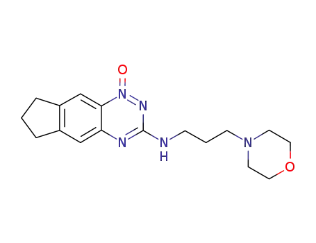 N-[3-(4-morpholinyl)propyl]-7,8-dihydro-6H-indeno[5,6-e][1,2,4]triazin-3-amine 1-oxide