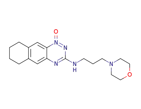 N-[3-(4-morpholinyl)propyl]-6,7,8,9-tetrahydronaphto[2,3-e][1,2,4]triazin-3-amine 1-oxide