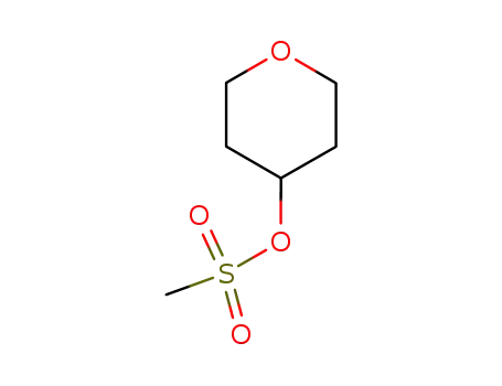 Molecular Structure of 134419-59-3 (Tetrahydro-2H-pyran-4-yl  methanesulfonate)