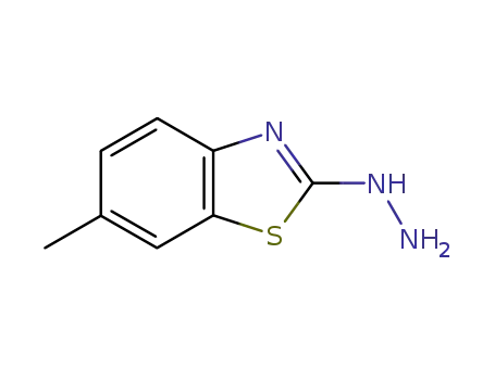 Molecular Structure of 20174-69-0 (2-HYDRAZINO-6-METHYL-1,3-BENZOTHIAZOLE)
