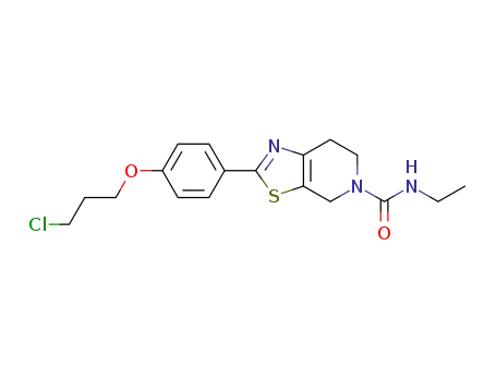 2-{4-[3-chloropropoxy]phenyl}-N-ethyl-6,7-dihydro[1,3]thiazolo[5,4-c]pyridine-5(4H)-carboxamide