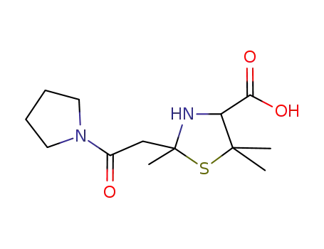 4-carboxy-2,5,5-trimethylthiazolidine-2-acetopyrrolidide