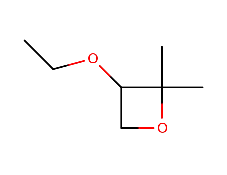 Molecular Structure of 18267-24-8 (Oxetane, 3-ethoxy-2,2-dimethyl-)