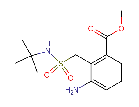 methyl 3-amino-2-(t-butylaminosulfonylmethyl)benzoate