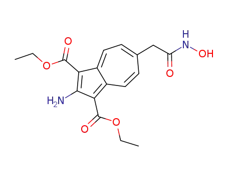 diethyl 2-amino-6-[(hydroxycarbamoyl)-methyl]-azulene-1,3-dicarboxylate