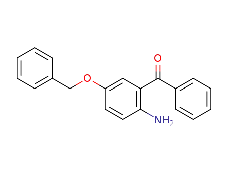 Molecular Structure of 395099-09-9 (Methanone, [2-amino-5-(phenylmethoxy)phenyl]phenyl-)