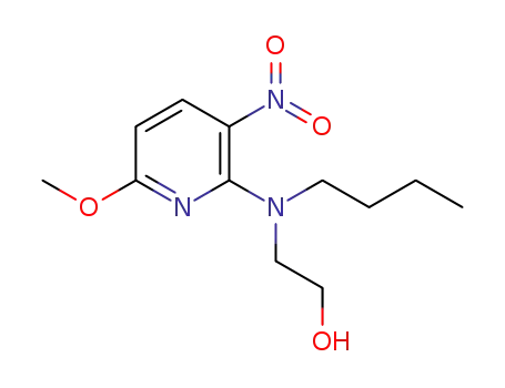 2-[butyl-(6-methoxy-3-nitro-pyridin-2-yl)amino]ethanol