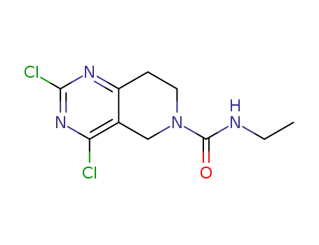 2,4-dichloro-5,6,7,8-tetrahydropyrido[4,3-d]pyrimidin-6-yl-N-ethylcarboxamide