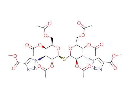 di(2,4,6-tri-O-acetyl-3-deoxy-3-(4-(methoxycarbonyl)-1H-1,2,3-triazol-1-yl)-β-D-galactopyranosyl)sulfane