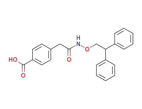 4-[2,2-(diphenyl)ethoxycarbamoyl-methyl]benzoic acid