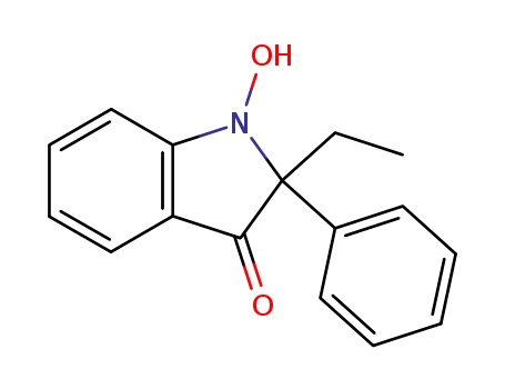 2-ethyl-1-hydroxy-2-phenyl-1,2-dihydro-indol-3-one