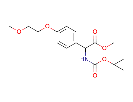 methyl ({[(1,1-dimethylethyl)oxy]carbonyl}amino)(4-{[2-(methyloxy)ethyl]oxy}phenyl)ethanoate
