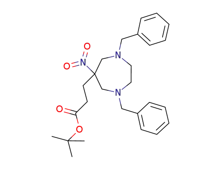 6-(2-t-butoxycarbonyl-ethyl)-6-nitro-1,4-dibenzylperhydro-1,4-diazepine