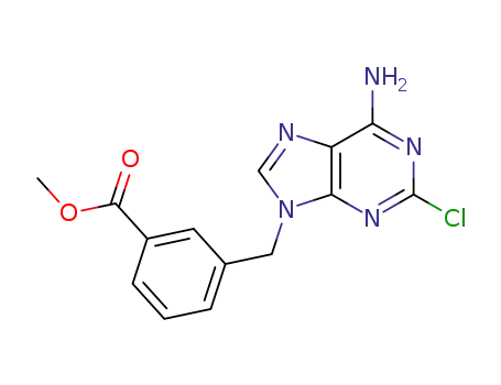 Methyl 3-((6-amino-2-chloro-9H-purin-9-yl)methyl)benzoate