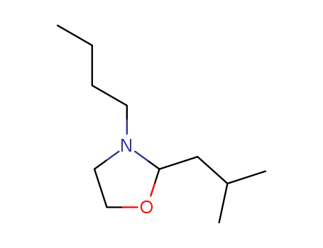 Oxazolidine, 3-butyl-2-(2-methylpropyl)-
