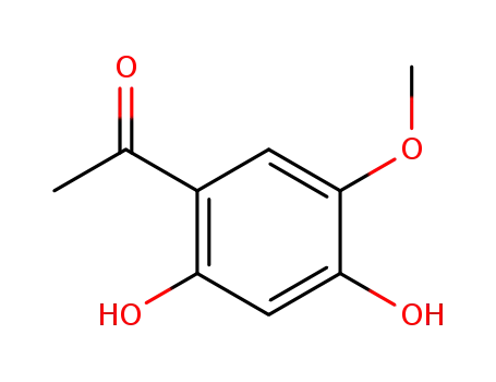 Molecular Structure of 7298-21-7 (2,4-Dihydroxy-5-Methoxyacetophenone)