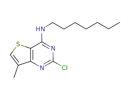 2-chloro-4-heptylamino-7-methylthieno[3,2-d]pyrimidine