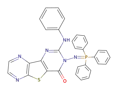 2-phenylamino-3-(triphenylphosphoranylidene-amino)pyrazino[2',3':4,5]-thieno[3,2-d]pyrimidin-4(3H)-one