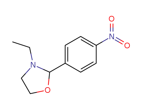 3-ethyl-2-(4-nitro-phenyl)-oxazolidine