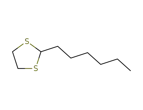 Molecular Structure of 6008-84-0 (2-hexyl-1,3-dithiolane)