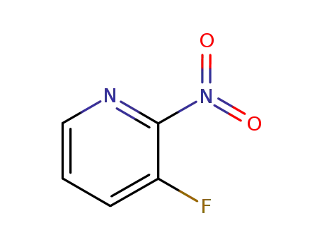 Molecular Structure of 54231-35-5 (3-Fluoro-2-nitropyridine)