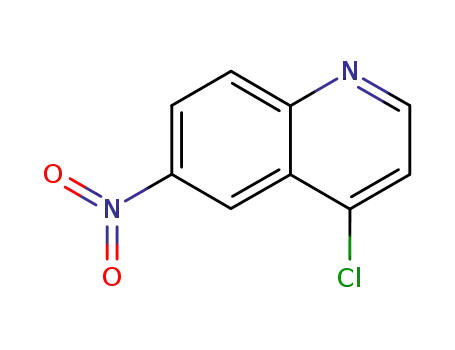 Molecular Structure of 13675-94-0 (4-CHLORO-6-NITROQUINOLINE)