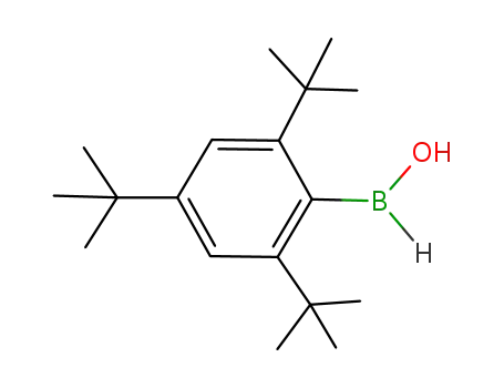 Molecular Structure of 112506-15-7 (Borinic acid, [2,4,6-tris(1,1-dimethylethyl)phenyl]-)