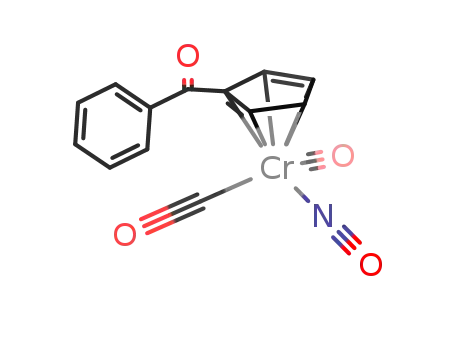 (η5-benzoylcyclopentadienyl)dicarbonylnitrosylchromium