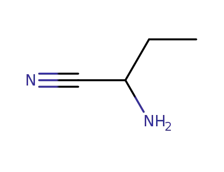 Molecular Structure of 40651-89-6 (2-aminobutanenitrile)
