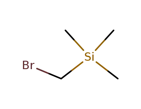 Molecular Structure of 18243-41-9 ((BROMOMETHYL)TRIMETHYLSILANE)