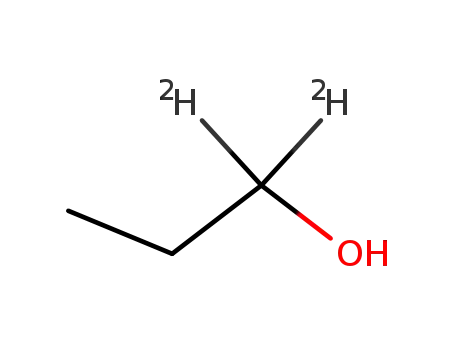 Molecular Structure of 40422-04-6 (PROPYL-1,1-D2 ALCOHOL)