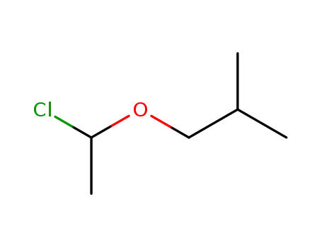 Molecular Structure of 19865-33-9 (Propane, 1-(1-chloroethoxy)-2-methyl-)